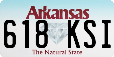 AR license plate 618KSI