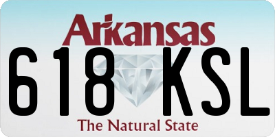 AR license plate 618KSL