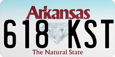 AR license plate 618KST