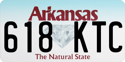 AR license plate 618KTC