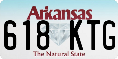 AR license plate 618KTG