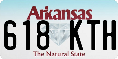 AR license plate 618KTH