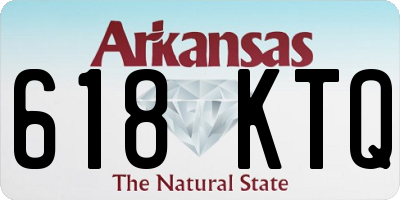 AR license plate 618KTQ