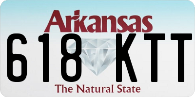 AR license plate 618KTT