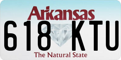 AR license plate 618KTU