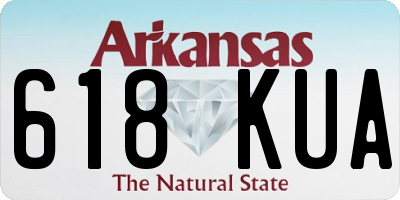 AR license plate 618KUA