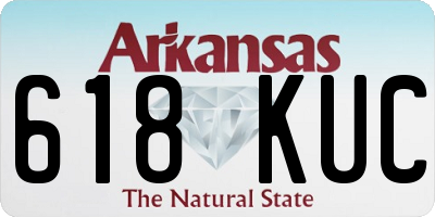 AR license plate 618KUC