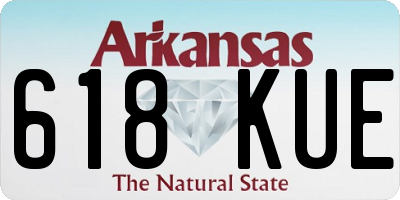 AR license plate 618KUE