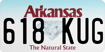 AR license plate 618KUG