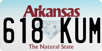AR license plate 618KUM