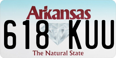 AR license plate 618KUU