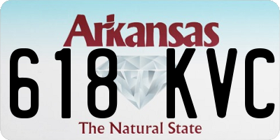 AR license plate 618KVC