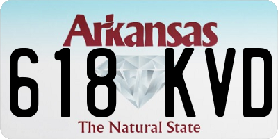 AR license plate 618KVD