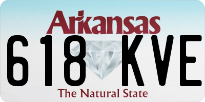 AR license plate 618KVE