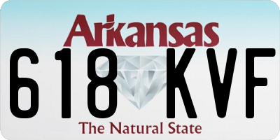 AR license plate 618KVF