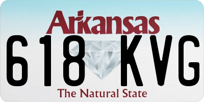 AR license plate 618KVG