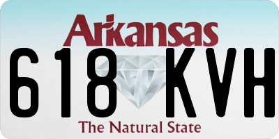 AR license plate 618KVH