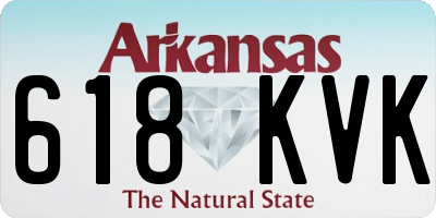 AR license plate 618KVK