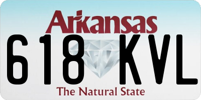 AR license plate 618KVL