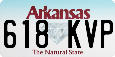 AR license plate 618KVP