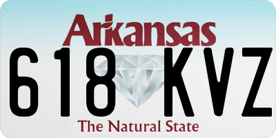 AR license plate 618KVZ