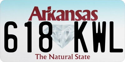 AR license plate 618KWL