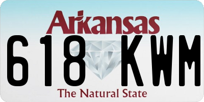 AR license plate 618KWM