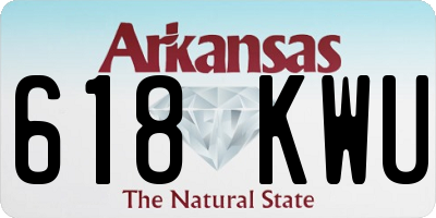 AR license plate 618KWU