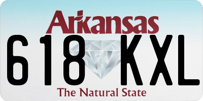AR license plate 618KXL