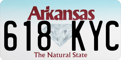 AR license plate 618KYC