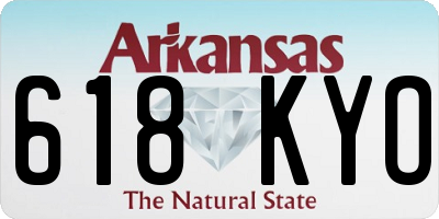 AR license plate 618KYO