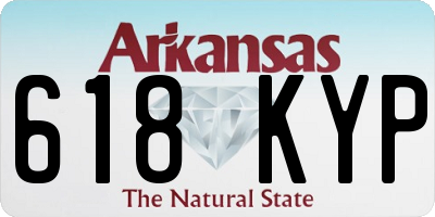 AR license plate 618KYP