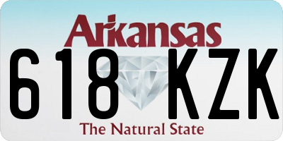 AR license plate 618KZK