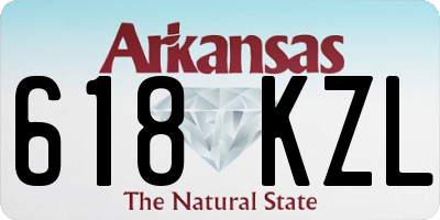 AR license plate 618KZL