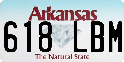 AR license plate 618LBM