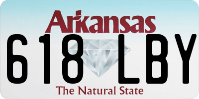 AR license plate 618LBY