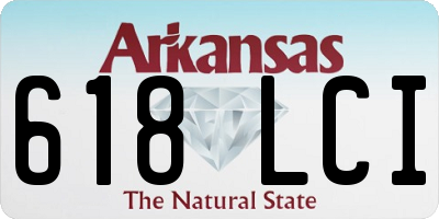 AR license plate 618LCI