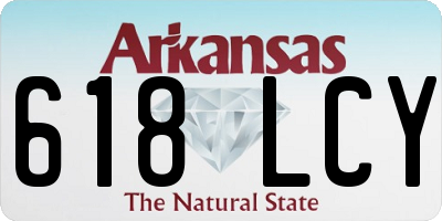 AR license plate 618LCY