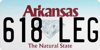 AR license plate 618LEG