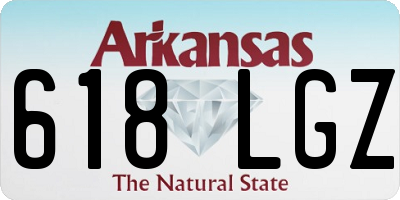 AR license plate 618LGZ