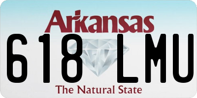 AR license plate 618LMU