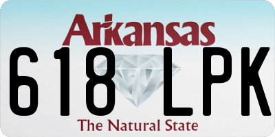 AR license plate 618LPK