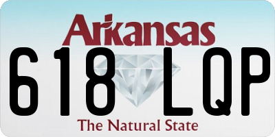 AR license plate 618LQP