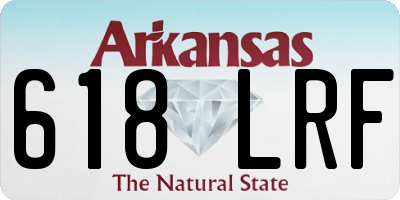 AR license plate 618LRF