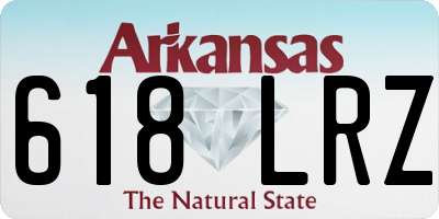 AR license plate 618LRZ