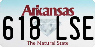 AR license plate 618LSE