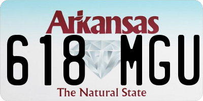 AR license plate 618MGU