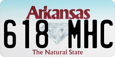 AR license plate 618MHC