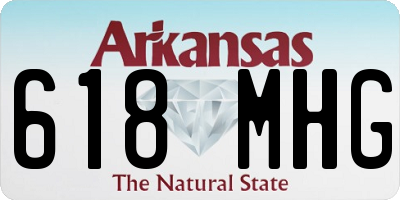 AR license plate 618MHG