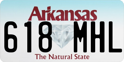AR license plate 618MHL